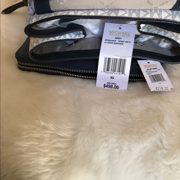 Michael Kors (2pcs) Abbey LG Cargo Backpack - Picture 8 of 8